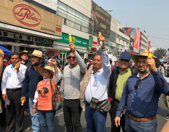 Marchan maestros de la CNTE al Zócalo Marchan maestros de la CNTE al Zócalo