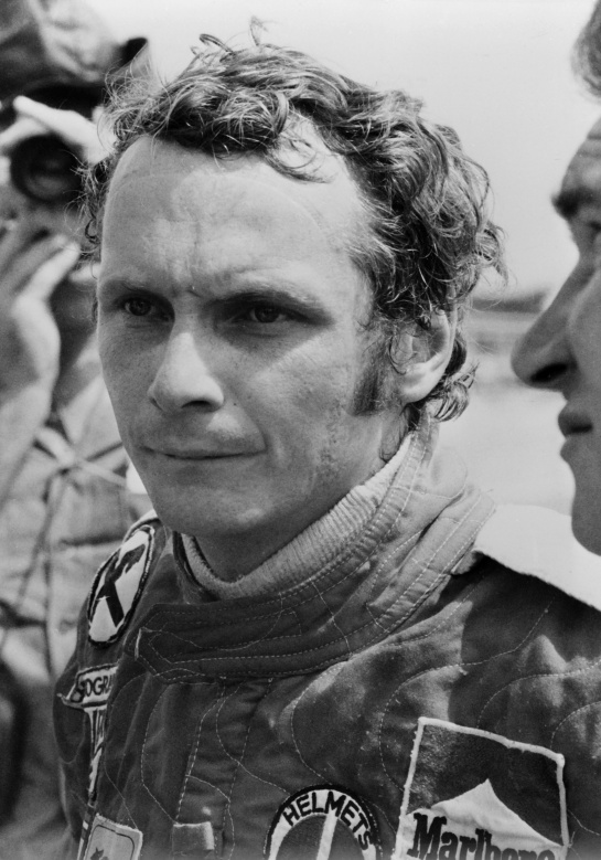 Niki Lauda un año antes de su accidente Niki Lauda un año antes de su accidente