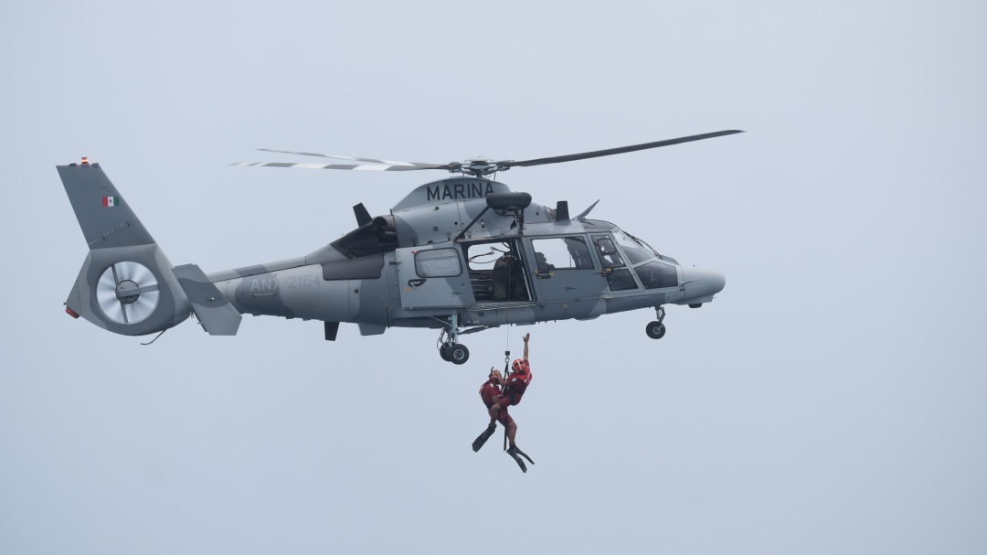 Localiza Semar a elementos accidentados en caída de helicóptero