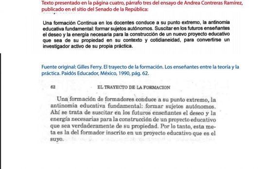 No se vale copiar; quieren evaluar a docentes y plagian No se vale copiar; quieren evaluar a docentes y plagian
