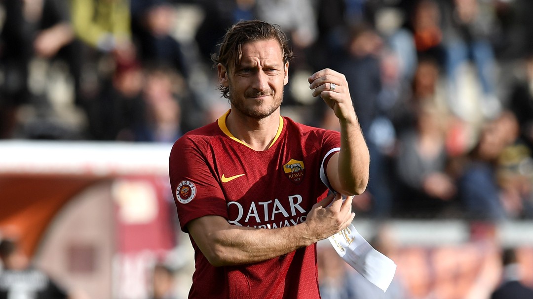 Totti se despidió de la Roma