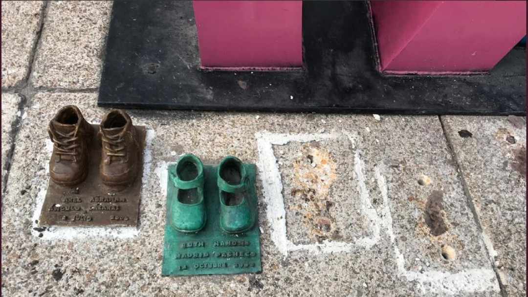 Se pasan; roban 7 pares de zapatitos en el antimonumento de Guardería ABC