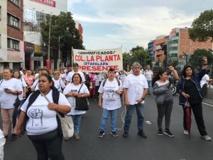 Damnificados del 19S marchan sobre Tlalpan Damnificados del 19S marchan sobre Tlalpan