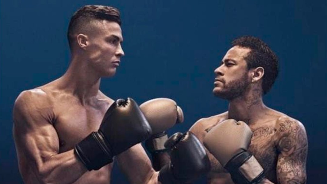 CR7 y Neymar Jr. Protagonizaron una pelea de Box arriba del Ring