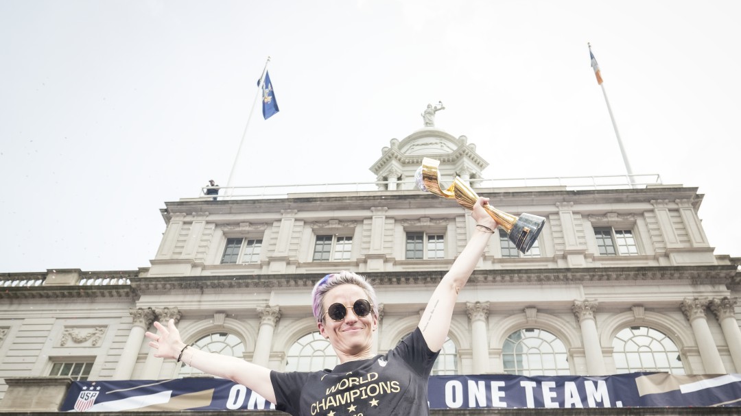 Proponen a Megan Rapinoe para que sea portada del FIFA 2020