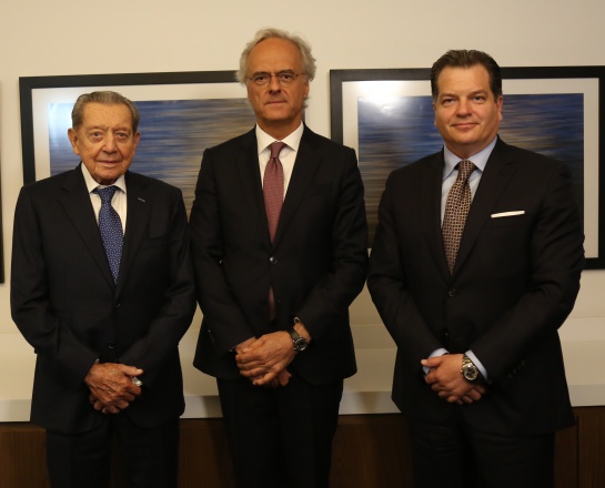 Miguel Alemán Velasco, Pedro García Guillén, Miguel Alemán Magnani Miguel Alemán Velasco, Pedro García Guillén, Miguel Alemán Magnani
