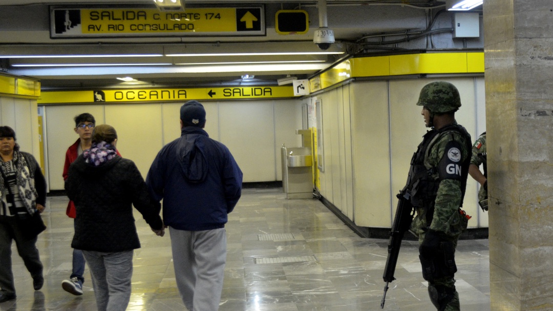 Llega la Guardia Nacional al Metro… no será permanente: Sheinbaum