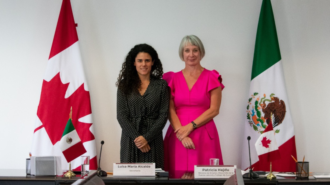 Formalizan México y Canadá colaboración en materia laboral