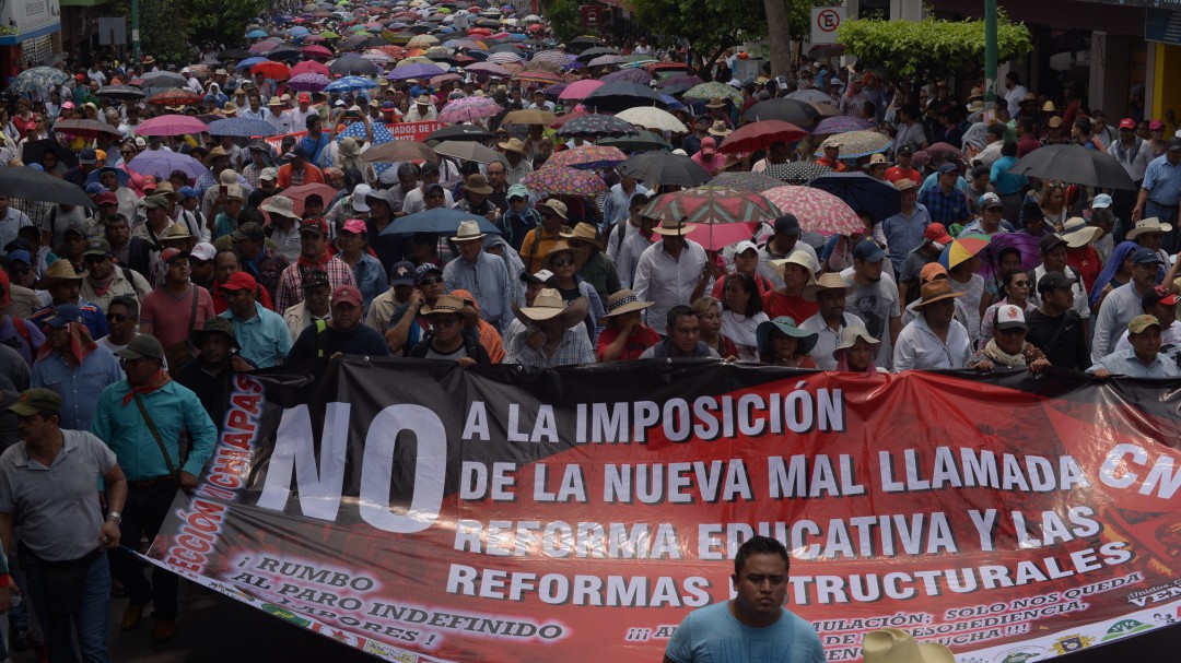 CNTE podría controlar plazas: Marco Fernández