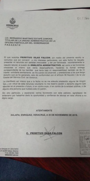 Oficina particular de Yunes contrató a homicida de exalcaldesa Oficina particular de Yunes contrató a homicida de exalcaldesa