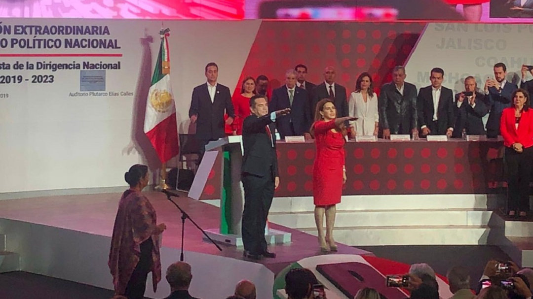 Asume Alejandro Moreno dirigencia nacional del PRI