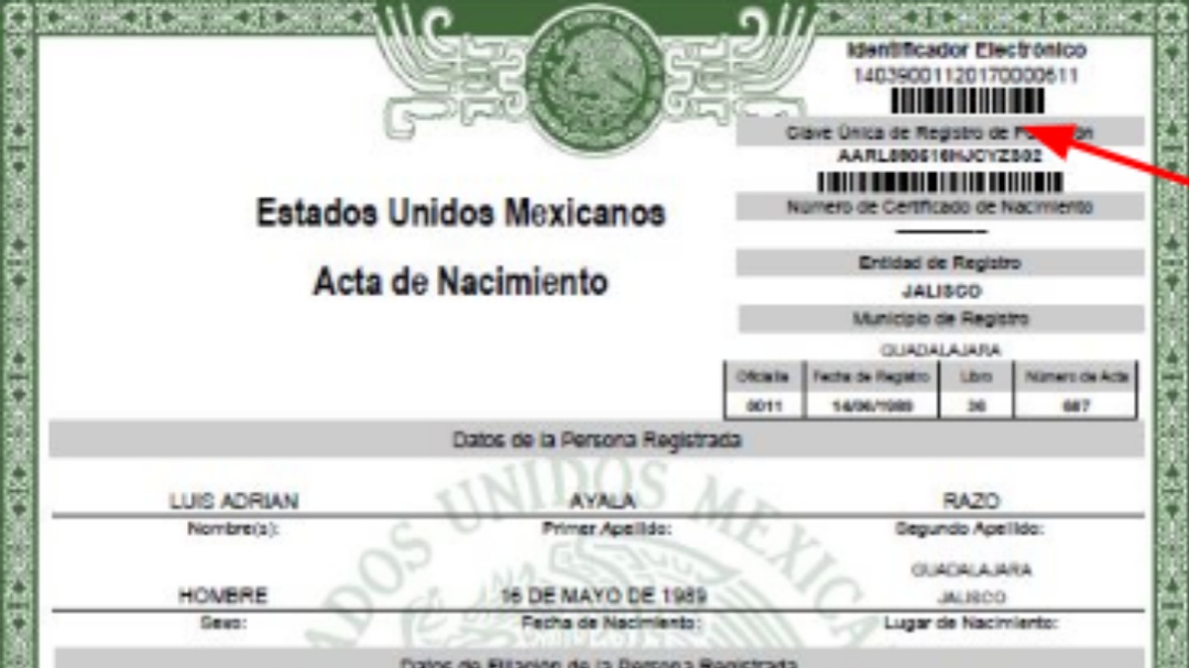 De esta manera podrás obtener el acta de nacimiento por internet