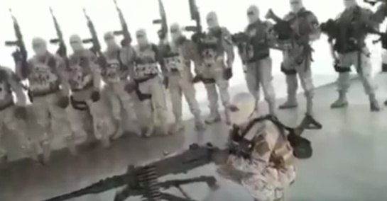 Captura del video en el que CJNG amenaza a "El Abuelo" Captura del video en el que CJNG amenaza a "El Abuelo"