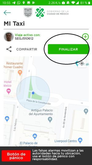 Mi Taxi, la App con botón de pánico; aprende a utilizarla Mi Taxi, la App con botón de pánico; aprende a utilizarla