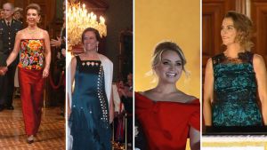 Los vestidos de las Primeras Damas en el Grito de la Independencia Los vestidos de las Primeras Damas en el Grito de la Independencia