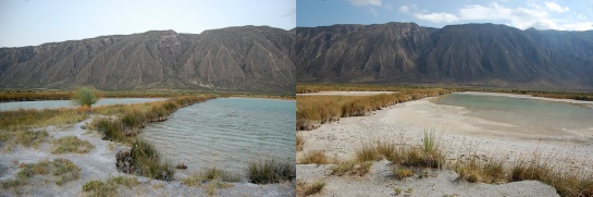 Laguna Intermedia de Churince en Cuatrociénegas Laguna Intermedia de Churince en Cuatrociénegas