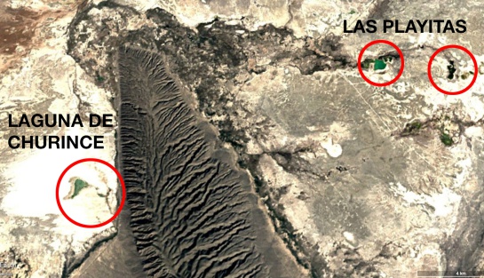 Laguna de Churince y Las Playitas en el Valle de Cuatrociénegas Laguna de Churince y Las Playitas en el Valle de Cuatrociénegas