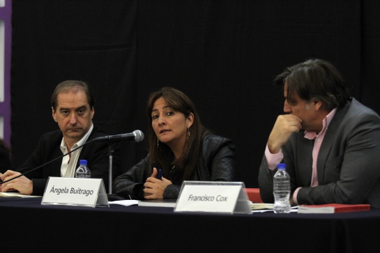Ángela Buitrago y Francisco Cox, expertos del Grupo Interdisciplinario de Expertos Independientes (GIEI) Ángela Buitrago y Francisco Cox, expertos del Grupo Interdisciplinario de Expertos Independientes (GIEI)