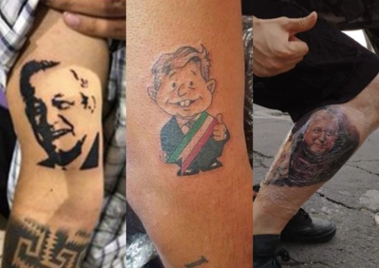 Estos fueron los tatuajes de AMLO que se hicieron otros jóvenes Estos fueron los tatuajes de AMLO que se hicieron otros jóvenes