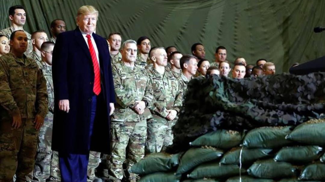 Visita Trump a soldados en Afganistán