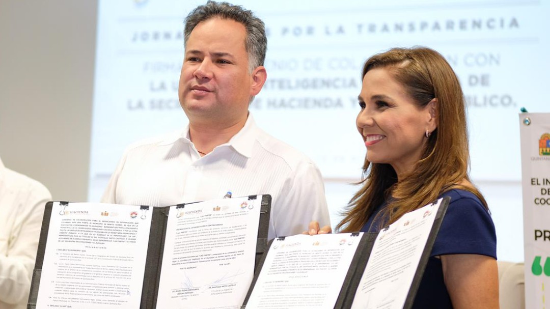 Suscriben primer convenio entre UIF y ayuntamiento de Benito Juárez