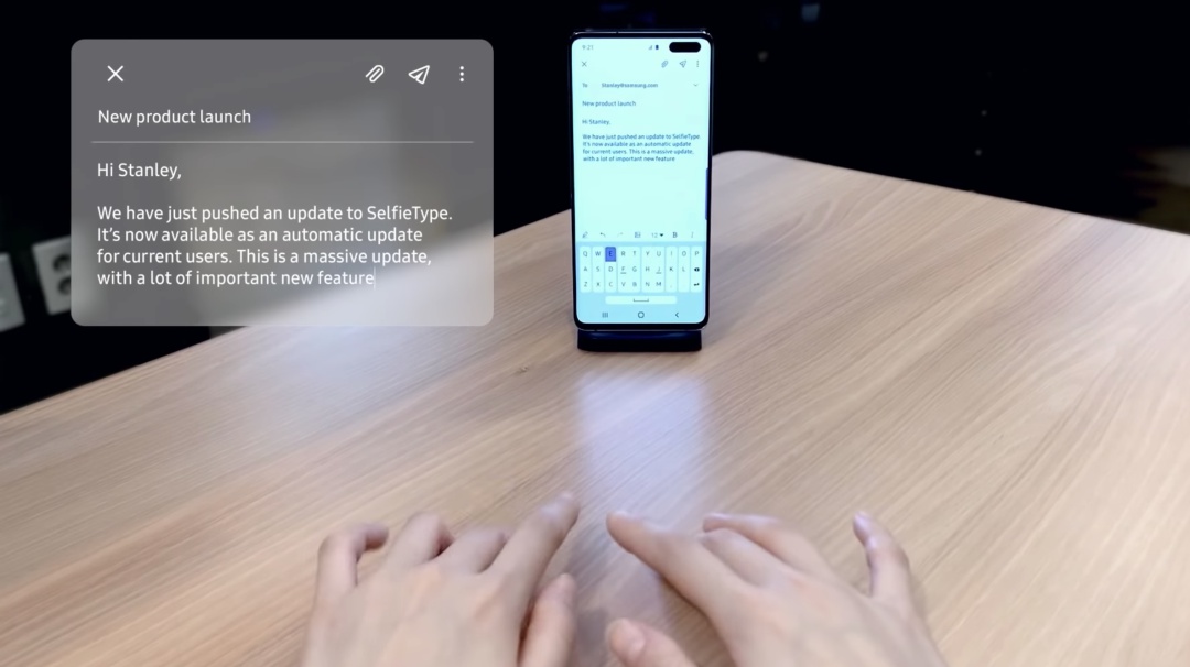 El futuro ha llegado; lanzan teclado invisible en el CES 2020