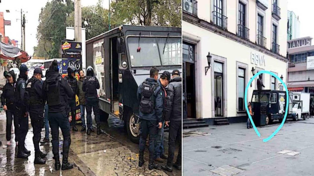 Aseguran camioneta robada utilizada por PRD para manifestarse