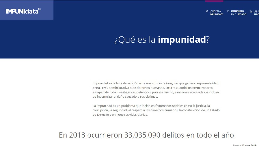 Sin denuncia 93% de los delitos en México: Impunidad Cero