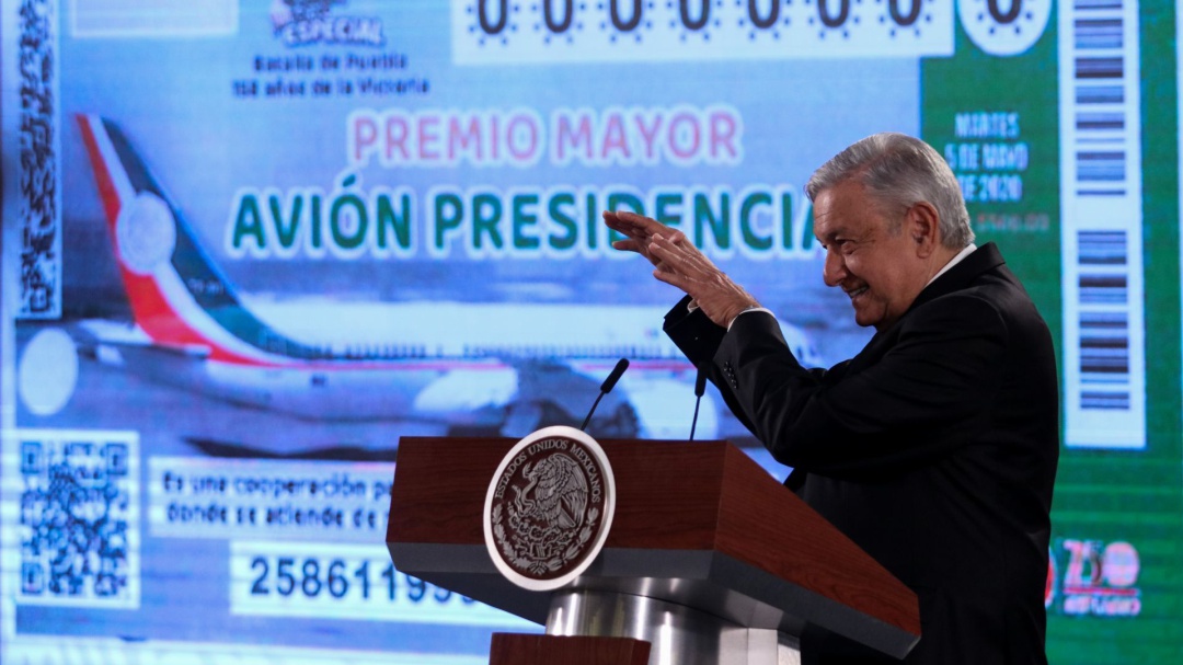 Así es el boleto que se usaría para la rifa del avión presidencial