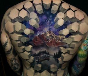 Jesse Rix, el artista del tatuaje que transforma la piel en escenas 3D Jesse Rix, el artista del tatuaje que transforma la piel en escenas 3D