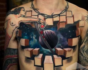 Jesse Rix, el artista del tatuaje que transforma la piel en escenas 3D Jesse Rix, el artista del tatuaje que transforma la piel en escenas 3D