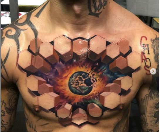 Jesse Rix, el artista del tatuaje que transforma la piel en escenas 3D Jesse Rix, el artista del tatuaje que transforma la piel en escenas 3D