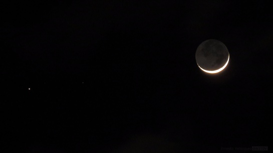 El 21 de marzo, la conjunción de la Luna y Mercurio El 21 de marzo, la conjunción de la Luna y Mercurio