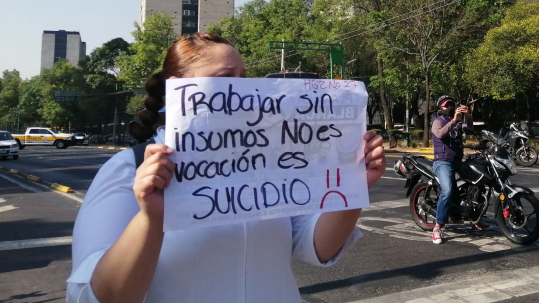 Demanda Sindicato IMSS protección eficiente para el personal del instituto