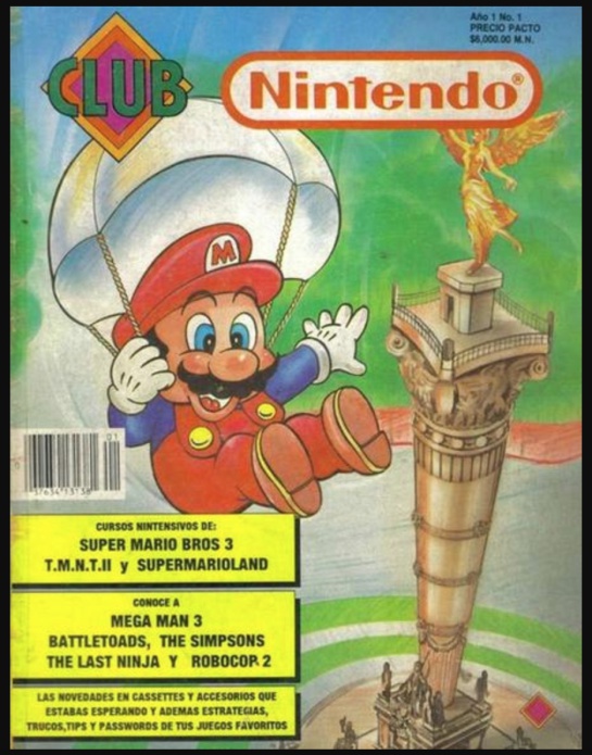 Primer número de la revista Club Nintendo Primer número de la revista Club Nintendo