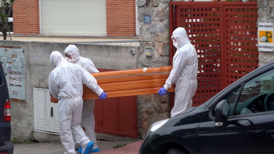 Muertes en Europa por Covid-19, más del 50% fueron geriátricas