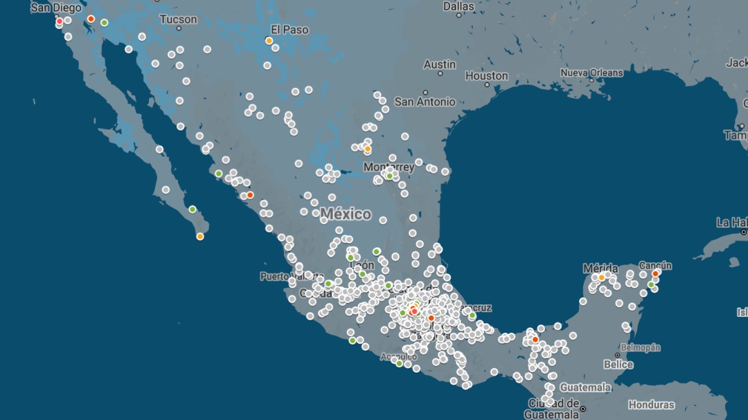 Coronavirus: Mapa de casos positivos de COVID-19 en tu municipio o alcaldía