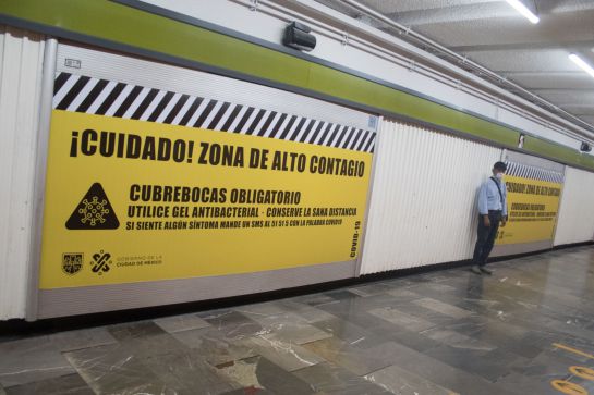 El Sistema del Metro hizo obligatorio el uso de cubrebocas El Sistema del Metro hizo obligatorio el uso de cubrebocas