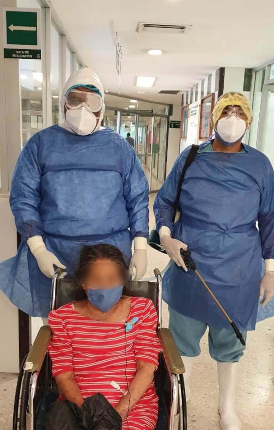 Antes de partir a su hogar en Taxco, la señora María dijo: “Son muy lindos y atienden muy bien. Cuídense y quédense en casa Antes de partir a su hogar en Taxco, la señora María dijo: “Son muy lindos y atienden muy bien. Cuídense y quédense en casa