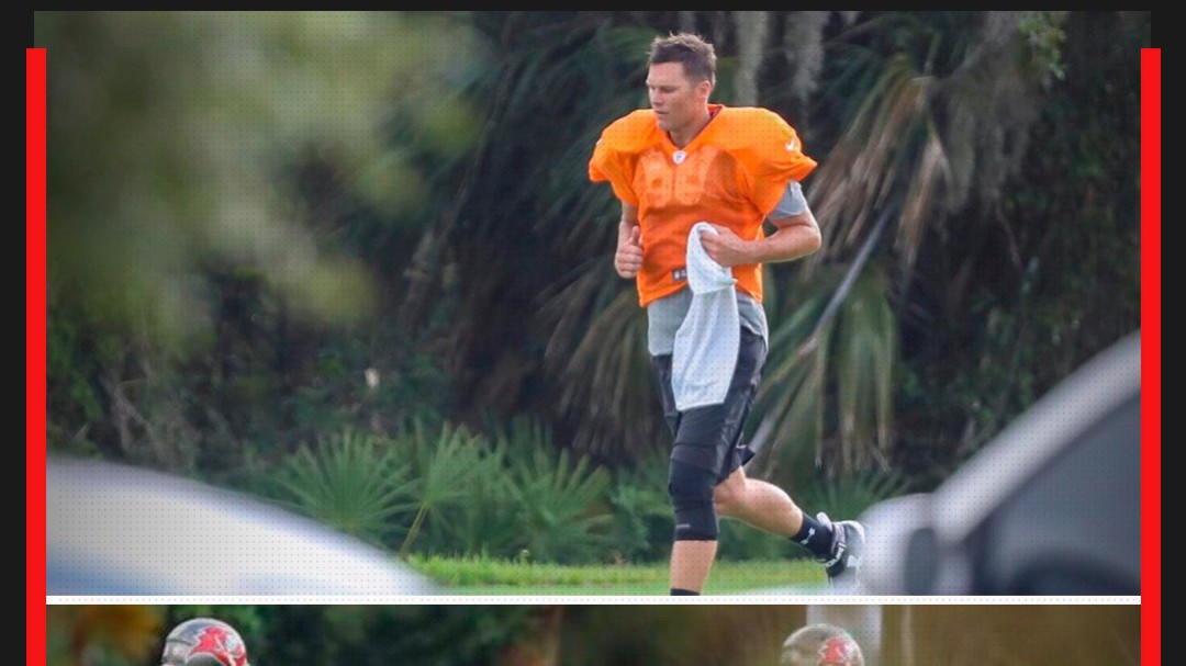 Tom Brady ya entrenó con Tampa Bay
