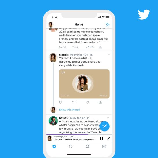 Verás tu foto de perfil y el botón de grabación abajo - toca para capturar tu voz. Verás tu foto de perfil y el botón de grabación abajo - toca para capturar tu voz.