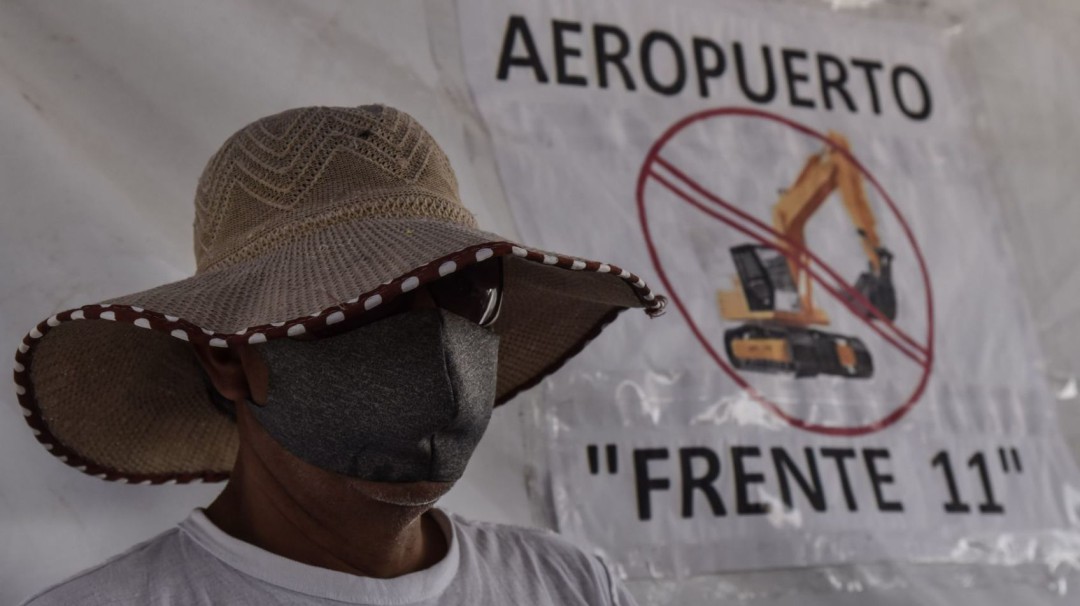 Comuneros exigen pago de tierras donde construyen NAICM: SEDATU