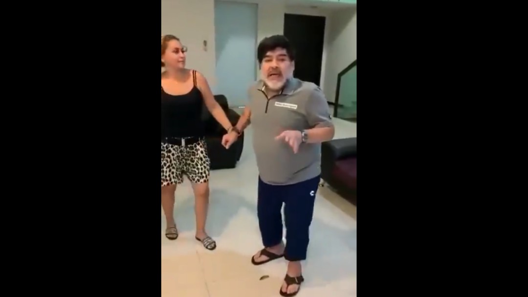 Maradona sube polémico video y así reaccionó el internet