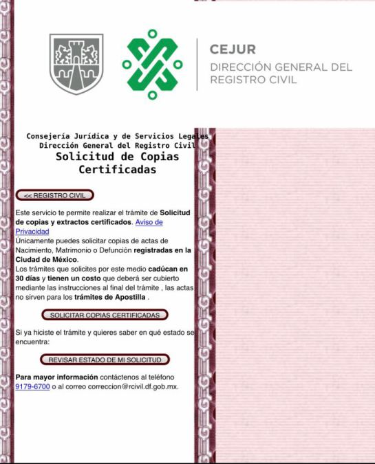 Podrás tramitar una copia certificada en línea de acta de nacimiento, matrimonio o defunción Podrás tramitar una copia certificada en línea de acta de nacimiento, matrimonio o defunción