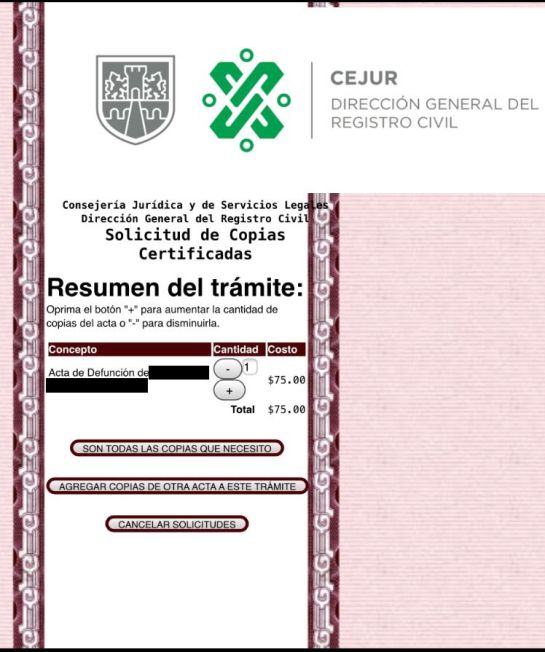 Tramita en línea una copia certificada de tu acta de nacimiento, matrimonio o defunción. Tramita en línea una copia certificada de tu acta de nacimiento, matrimonio o defunción.