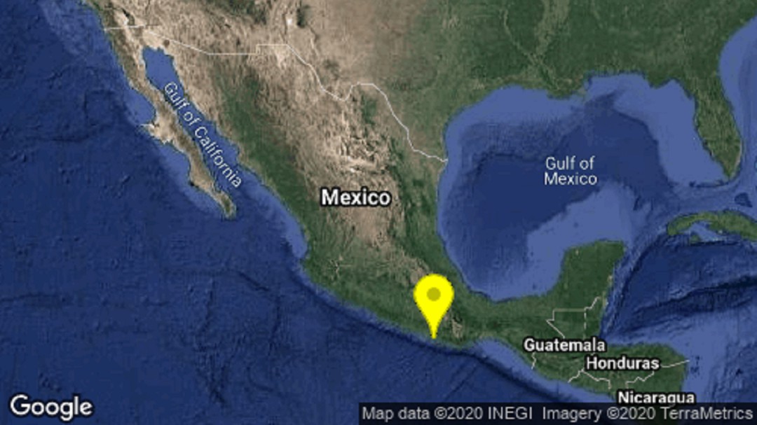 Se registra sismo de magnitud 5.2, en Pinotepa Nacional