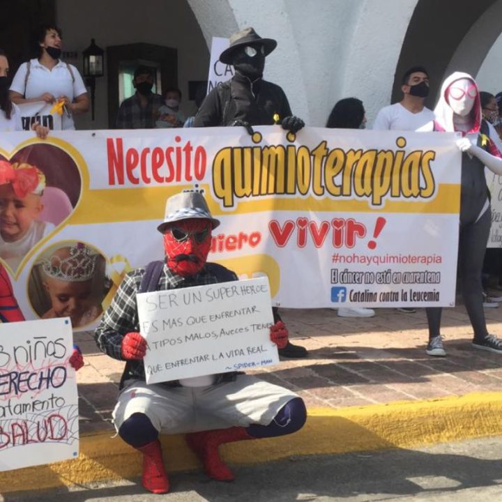 Protestan por falta de medicinas para el cáncer