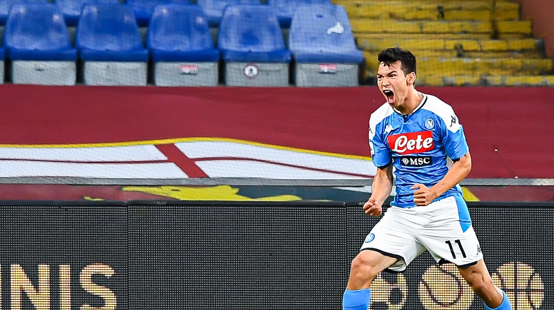 El "Chucky" Lozano le da el triunfo al Napoli