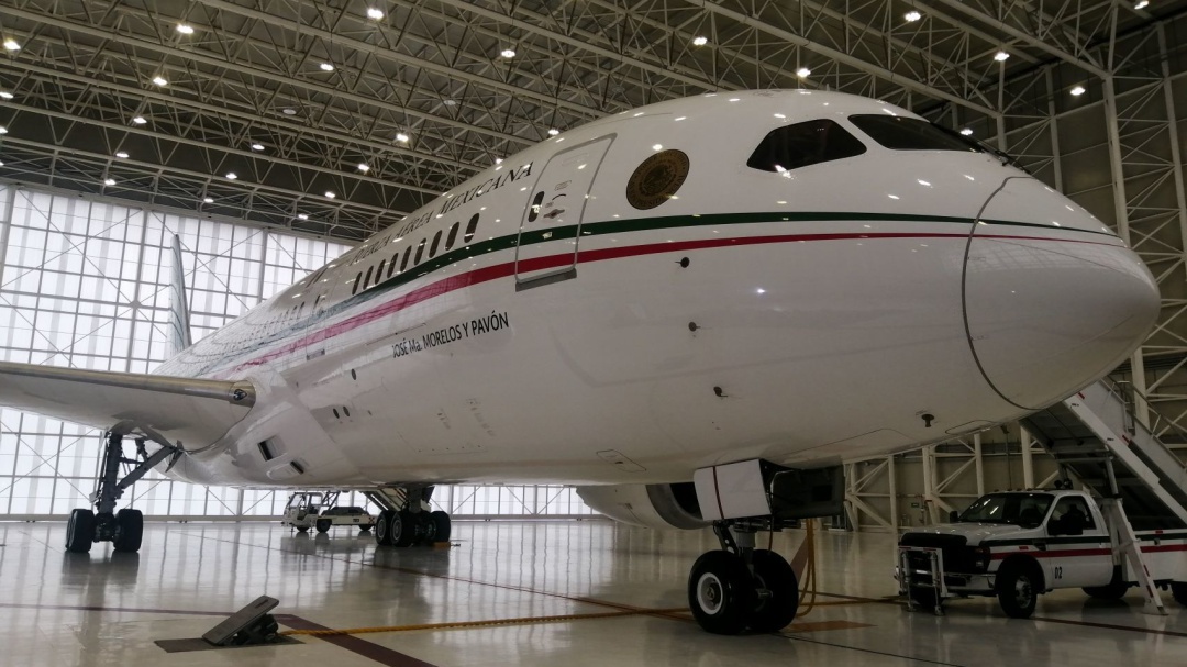 Así es el avión Presidencial puesto en rifa y venta