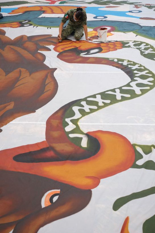 Bandera de México: ¿Te emociona ver la bandera del Zócalo? Así hacen las banderas monumentales Bandera de México: ¿Te emociona ver la bandera del Zócalo? Así hacen las banderas monumentales